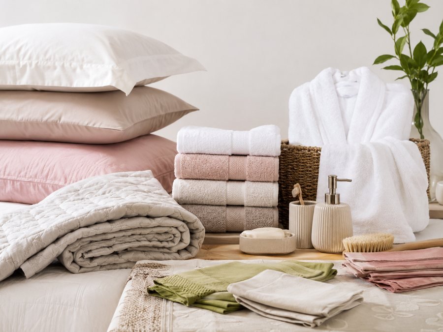 Produtos de cama, mesa e banho